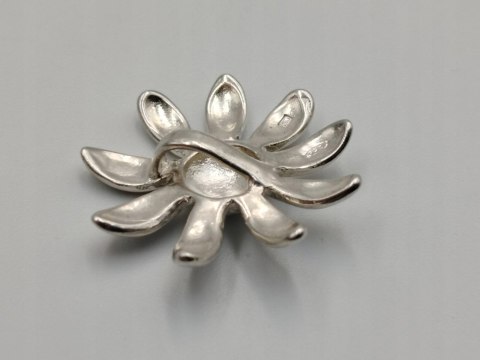 Piękna damska srebrna zawieszka/wisiorek KWIAT STOKROTKA srebro biżuteria