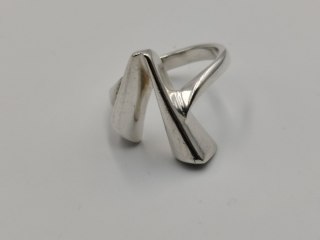 Piękny srebrny autorski damski pierścionek r.13 srebro 925 biżuteria
