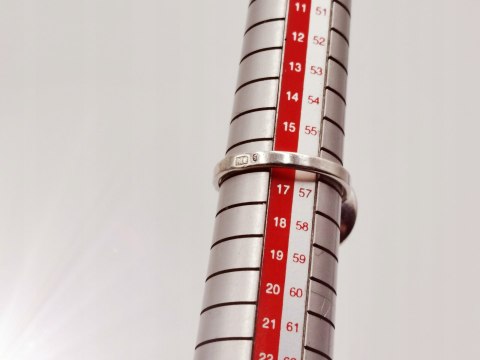 Piękny stary damski srebrny pierścionek KOPUŁKA r.16 VINTAGE biżuteria