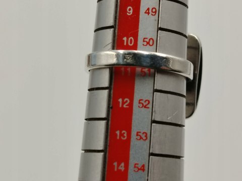 Stary srebrny damski pierścionek TURKUS r.10/11 srebro biżuteria VINTAGE