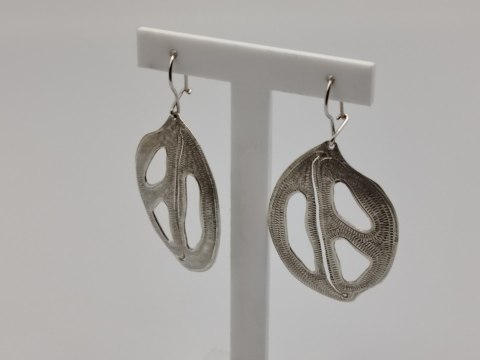 Piękne stare srebrne damskie kolczyki ażurowe srebro 925 biżuteria VINTAGE