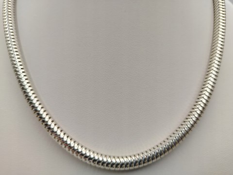 Piękny srebrny damski naszyjnik/łańcuszek SNAKE WĘŻYK ŻMIJKA srebro ITALY