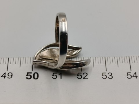 Piękny srebrny damski pierścionek ażurowy MARKAZYTY r.16 srebro biżuteria