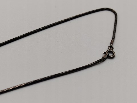 Piękny stary srebrny damski komplet wisiorek + łańcuszek biżuteria VINTAGE