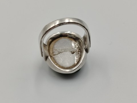 Piękny stary srebrny damski pierścionek OLIWIN r.19 biżuteria VINTAGE