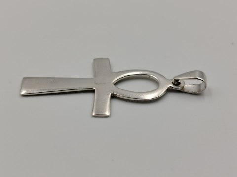 Piękny stary srebrny wisiorek KRZYŻ ANKH / KRZYŻ ŻYCIA srebro 925 VINTAGE