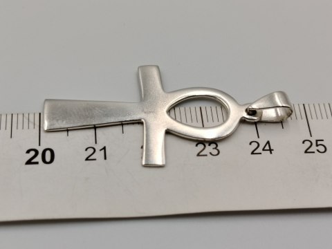 Piękny stary srebrny wisiorek KRZYŻ ANKH / KRZYŻ ŻYCIA srebro 925 VINTAGE