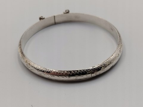Stara srebrna damska bransoletka KOŁO BANGLA srebro 925 - biżuteria VINTAGE