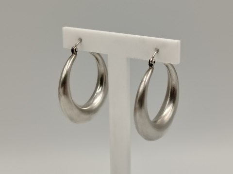 Stare piękne damskie srebrne kolczyki duże KOŁA srebro VINTAGE biżuteria