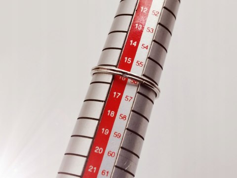 Stary srebrny damski pierścionek/obrączka r.16 srebro VINTAGE biżuteria