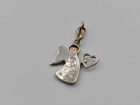 Stary srebrny damski wisiorek/zawieszka ANIOŁ srebro 925 biżuteria VINTAGE