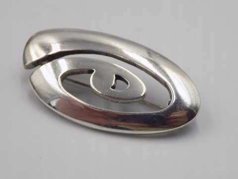 Piękna stara damska autorska srebrna broszka srebro 925 VINTAGE biżuteria