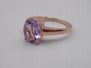 Piękny damski srebrny, pozłacany pierścionek CYRKONIA roz. 23 biżuteria