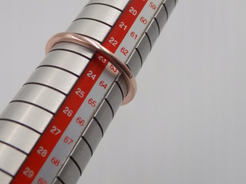 Piękny damski srebrny, pozłacany pierścionek CYRKONIA roz. 23 biżuteria