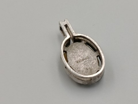 Piękny srebrny damski wisiorek/zawieszka JADEIT biżuteria srebro 925