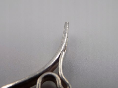 Piękny stary srebrny wisiorek/zawieszka CYRKONIE srebro biżuteria VINTAGE