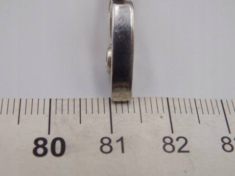 Piękny stary srebrny wisiorek/zawieszka CYRKONIE srebro biżuteria VINTAGE