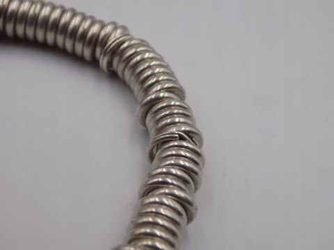 Srebrna firmowa damska bransoletka LINKS LONDON kółeczka srebro biżuteria