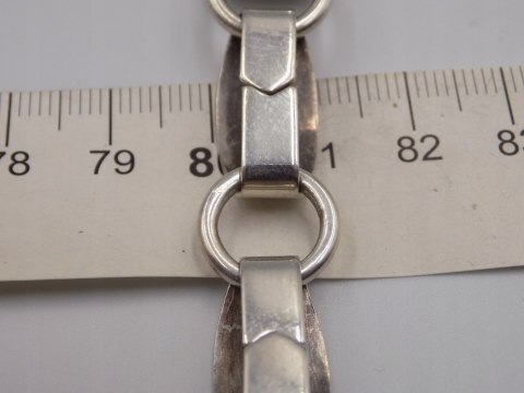 Stara piękna srebrna damska bransoletka srebro 800 - biżuteria VINTAGE