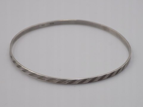 Stara srebrna damska bransoletka KOŁO BANGLA srebro 800 - biżuteria VINTAGE