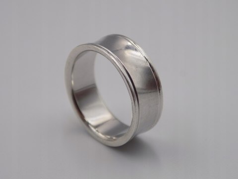 Stara srebrna piękna damska obrączka r. 10/11 srebro 925 VINTAGE biżuteria