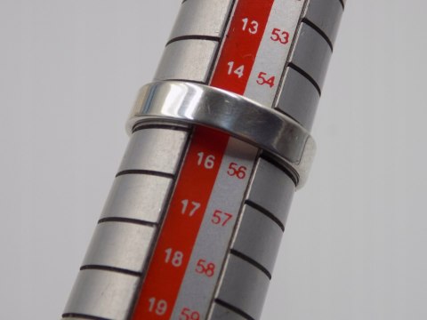 Stary piękny srebrny damski pierścionek AMETYST roz. 15 biżuteria VINTAGE