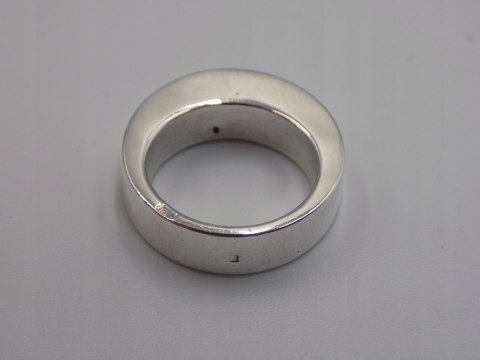 Stary srebrny piękny damski pierścionek/obrączka - r. 12 srebro 925 VINTAGE