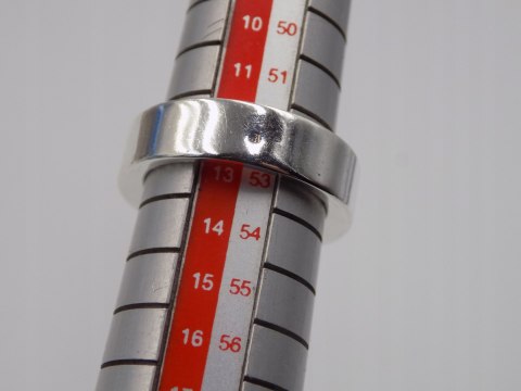 Stary srebrny piękny damski pierścionek/obrączka - r. 12 srebro 925 VINTAGE