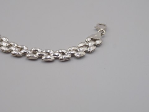 Piękna srebrna damska bransoletka na rękę - srebro 925 - biżuteria