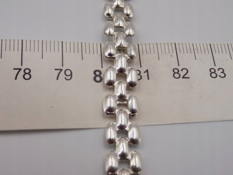 Piękna srebrna damska bransoletka na rękę - srebro 925 - biżuteria