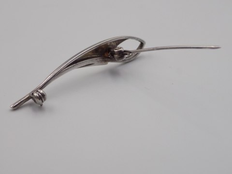 Piękna stara damska autorska srebrna broszka srebro 925 VINTAGE biżuteria