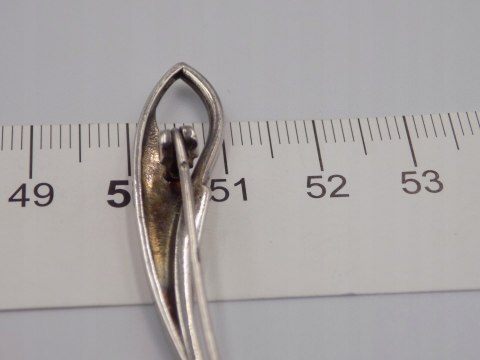 Piękna stara damska autorska srebrna broszka srebro 925 VINTAGE biżuteria