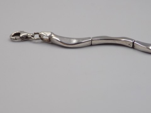 Piękna stara srebrna damska bransoletka - srebro 925 - biżuteria VINTAGE