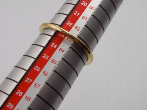 Piękny damski srebrny, pozłacany pierścionek CYRKONIE roz. 23 biżuteria