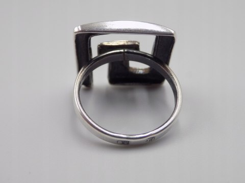 Piękny stary srebrny damski ażurowy pierścionek roz. 13 biżuteria VINTAGE