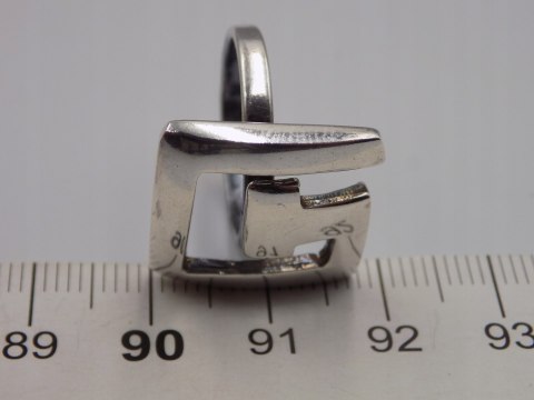 Piękny stary srebrny damski ażurowy pierścionek roz. 13 biżuteria VINTAGE