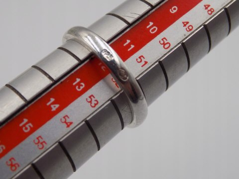 Piękny stary srebrny damski pierścionek BURSZTYN roz.12 biżuteria VINTAGE