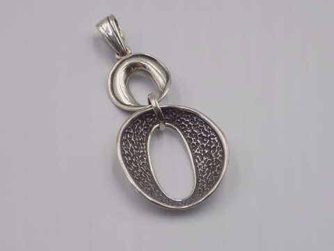 Piękny stary srebrny damski wisiorek/zawieszka srebro 925 biżuteria VINTAGE