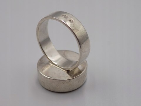 Piękny stary srebrny pierścionek MALACHIT r. 15/16 biżuteria srebro VINTAGE