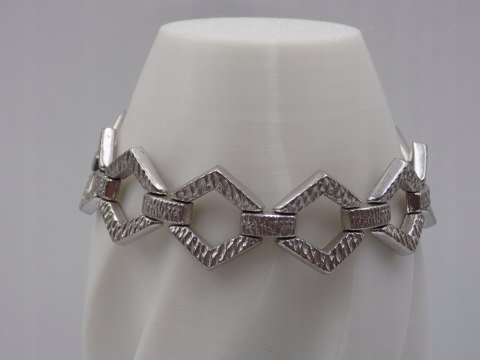 Stara piękna srebrna damska bransoletka srebro 835 VINTAGE biżuteria