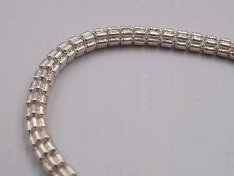 Stara piękna srebrna damska bransoletka-srebro 925 ITALY VINTAGE biżuteria