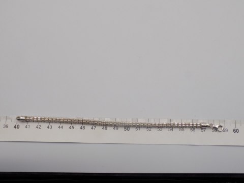 Stara piękna srebrna damska bransoletka-srebro 925 ITALY VINTAGE biżuteria