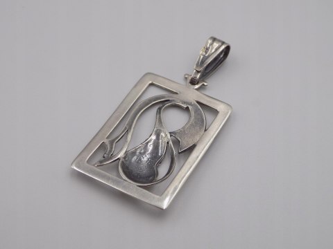 Stary srebrny ażurowy damski wisiorek/zawieszka srebro VINTAGE biżuteria