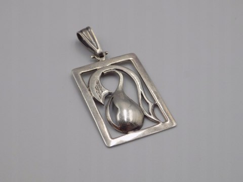 Stary srebrny ażurowy damski wisiorek/zawieszka srebro VINTAGE biżuteria