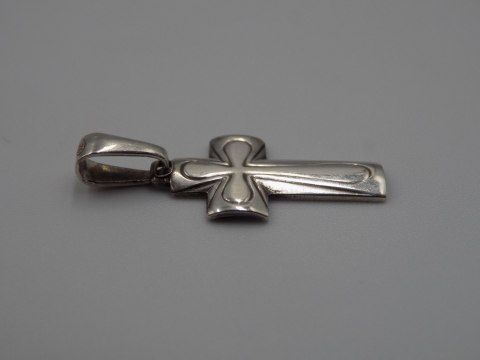 Stary srebrny wisiorek/zawieszka KRZYŻYK ITALY srebro 925 VINTAGE biżuteria