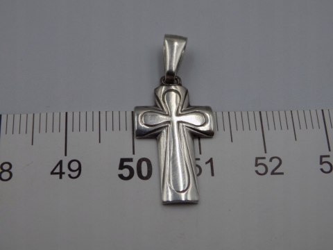 Stary srebrny wisiorek/zawieszka KRZYŻYK ITALY srebro 925 VINTAGE biżuteria