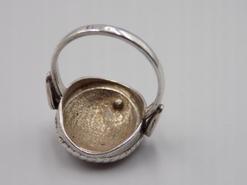 Bardzo stary, piękny, srebrny pierścionek roz. 16 srebro VINTAGE biżuteria