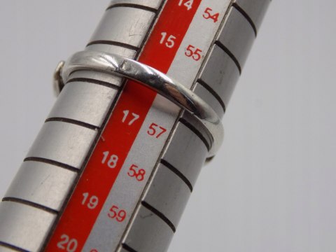 Bardzo stary, piękny, srebrny pierścionek roz. 16 srebro VINTAGE biżuteria