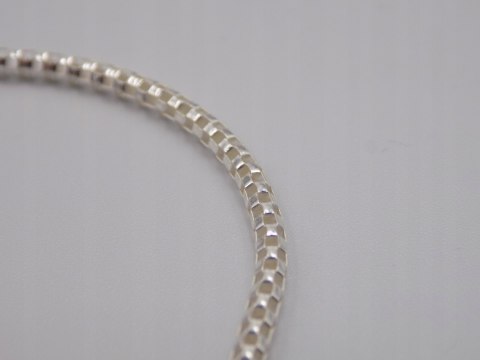 Piękna, delikatna,srebrna, damska bransoletka - KRATKA srebro 925 biżuteria