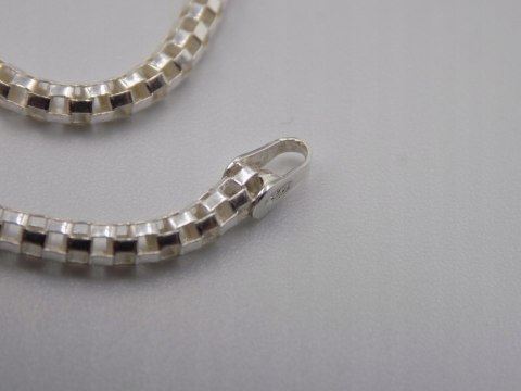 Piękna, delikatna,srebrna, damska bransoletka - KRATKA srebro 925 biżuteria